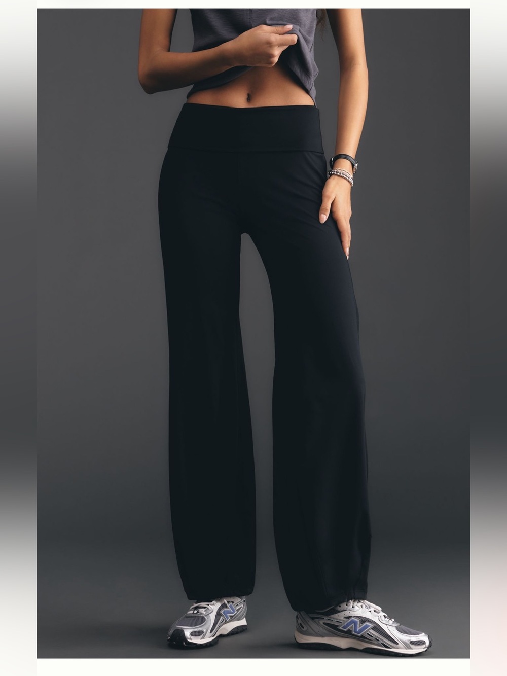 Daily Practice Foldover Bubble Pant from Anthropologie NWT